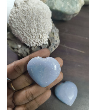 Angelite Mini hearts