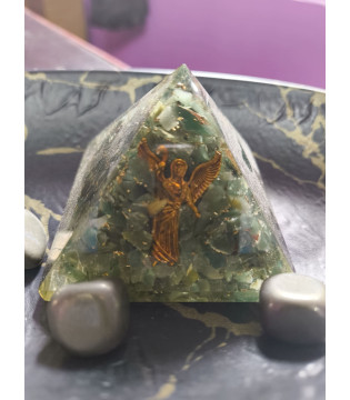 Green Jade Orgonite Pyramid