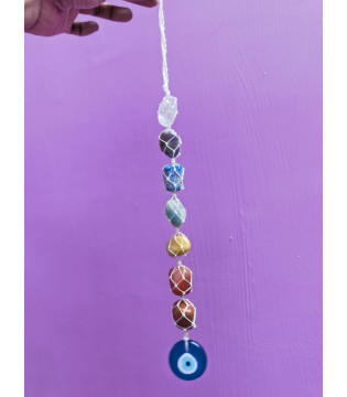 7 Chakra evil eye Hanger