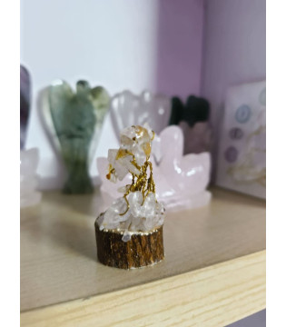 clear quartz mini tree