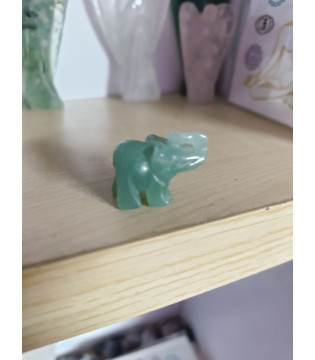 little green aventurine Elephants