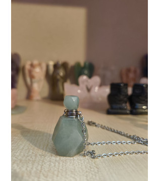 Green aventurine mini Crystal Bottle