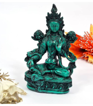 Green Tara Idol